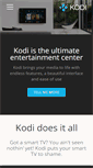 Mobile Screenshot of kodi.tv